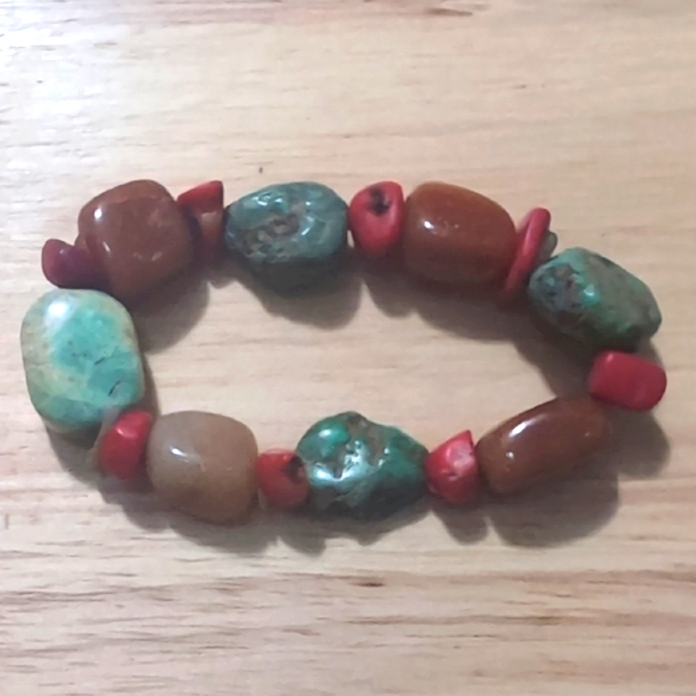 Elegant Multicolor Stone Bracelet